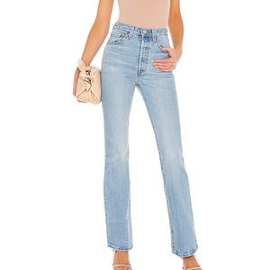 LEVIs rib cage light wash denim